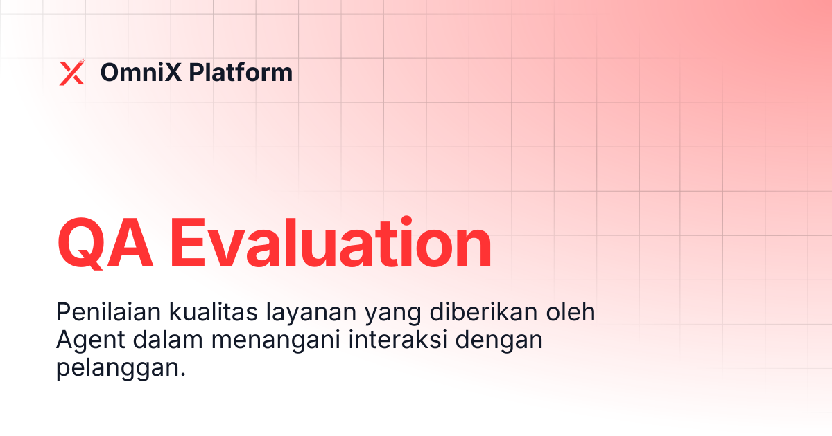 QA Evaluation | OmniX Service | OmniX Platform